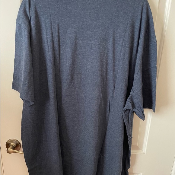 Fresh Clean Treads Men's Charcoal Short Sleeve Tee v neck 4X-Large - Picture 3 of 6